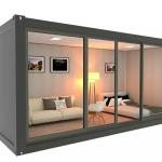 Glass Wall Container Office